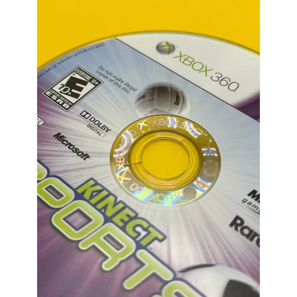 Lot Of 2 Xbox 360 Kinect Sports & Adventures! CIB - Tested and Working